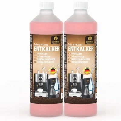 Imagen de Coffeeano Descalcificador de 750 ml + limpiador sistema leche para cafeteras automáticas y todos los aparatos marcas.