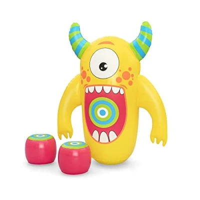 Imagen de BESTWAY Saco de Boxeo Hinchable Infantil Monster Bop Bag 120 cm Amarillo