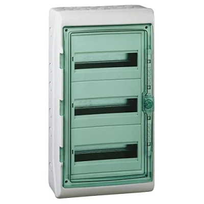 Imagen de Schneider Electric 13985 Cofret Kaedra para equipos modulares, 3 x 12 módulos, 1+1 bloques terminales