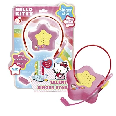 Imagen de Claudio Reig REIG1500 Hello Kitty Micrófono con amplificación, Multicolor, Juguete (1500)