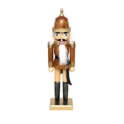 Imagen de Dekohelden24 Precioso Cascanueces Soldado en marrón, Aprox. 40 cm