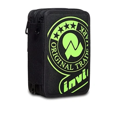 Imagen de Seven Estuche para bolígrafos, Caja artículos de papelería, rotuladores y más, niños niñas adolescentes, 3 compartimentos, XXL LOGOTIPO