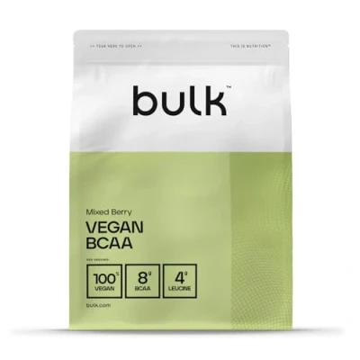 Imagen de Bulk BCAA en polvo vegano, mezcla de bayas, 500 g