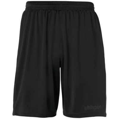 Imagen de uhlsport Performance Shorts Pantalones Cortos Deportivos para Hombres Sports Deporte Fútbol Fitness Senderismo Ciclismo Running 100% poliéster Reciclado Negro Tamaño L