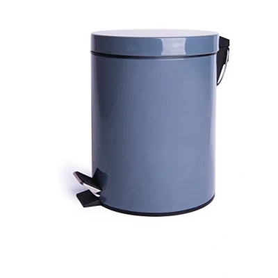 Imagen de Excelsa Papelera, 5 l, Acero Inoxidable, plástico, Metal, Gris