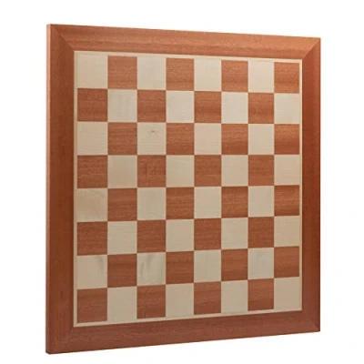 Imagen de Master of Chess Tablero Ajedrez Madera Profesional Torneo 44 cm Hecho a Mano y Intarsia Grande Juego de para Niños Adultos Staunton NO.4