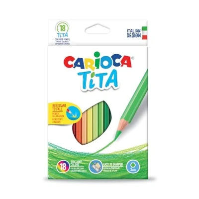 Imagen de Carioca Tita Caja de 18 lápices, multicolor