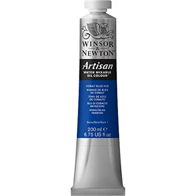 Imagen de Winsor &amp; Newton Artisan Tubo óleo miscible en agua, 200 ml, tono azul cobalto