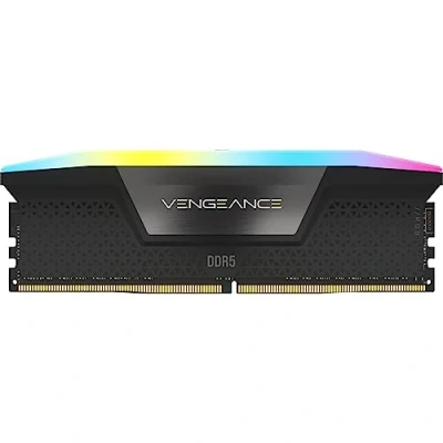 Imagen de Corsair Vengeance RGB DDR5 192GB (4x48GB) 5200MHz C38 Intel Memoria per Desktop (Iluminación Dinámica de Diez Zonas, Regulación Voltaje a Bordo, Perfiles XMP 3.0 Personalizados) Negro