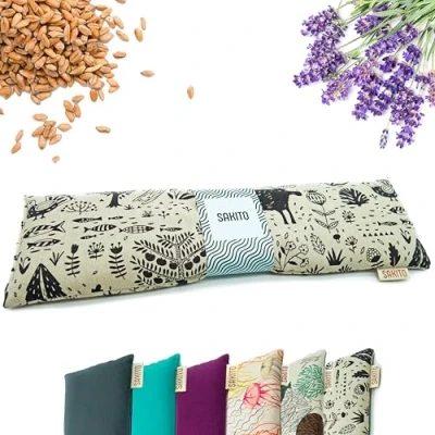 Imagen de Saco Semillas Microondas (43x12 cm) Bolsa Calor Termico Cervical Almohada