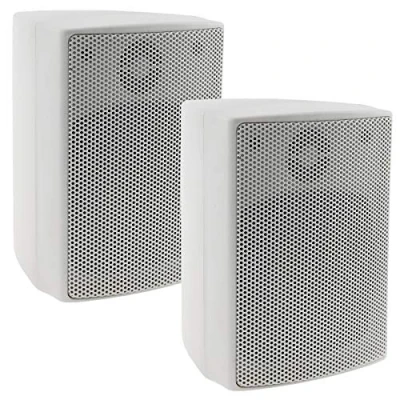 Imagen de ChiliTec Par de altavoces pared 2 vías, para sistema estéreo HiFi Home Cinema 40 W 8 Ohm