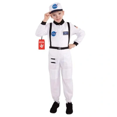Imagen de Morph Disfraz Astronauta Niño, Niño Astronauta, Del Espacio Traje Gorro Carnaval Talla M