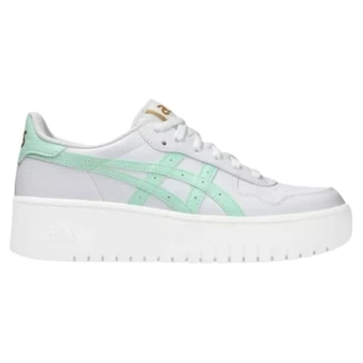 Imagen de Asics Sportstyle Japans S PF Zapatillas, Mujer, Talla: 37.5, White/mint tint Piel de imitación alta calidad