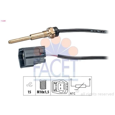Imagen de FACET 7.3289 Sensor de Temperatura del Refrigerante Made in Italy OE Equivalent FORD: MONDEO 3 Stufenheck, Focus Mk1 Hatchback