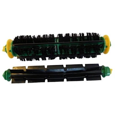 Imagen de vhbw 2x cepillo redondo (set de cepillos) compatible con iRobot Roomba 530, 531, 532 robot aspirador laminado, cerdas