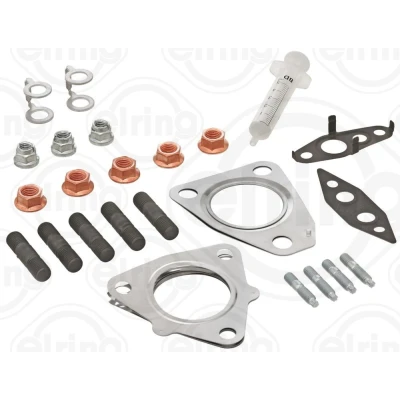 Imagen de ELRING 459.290 Juego de montaje, turbocompresor con juntas instrucciones tornillos TOYOTA: Corolla IX Hatchback