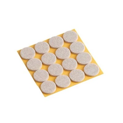 Imagen de Metafranc 644816 TopSoft Protectores de fieltro para muebles y sillas (diámetro, autoadhesivos, unidades), color beige, Ø 22 mm (16 Stück)