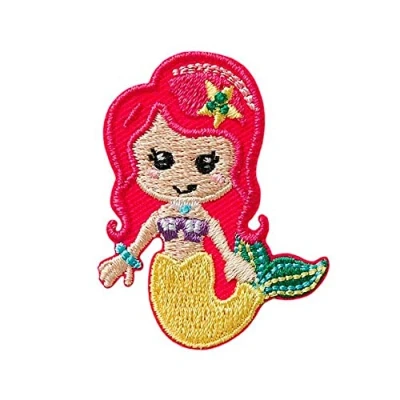 Imagen de Mono Quick Parche termoadhesivo, diseño de sirena, 4,0 x 5,0 cm