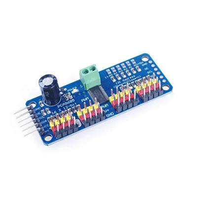 Imagen de ANGEEK PCA9685 16 Canales 12 bits PWM servo Driver Controlador de Motor módulo I2C Interfaz IIC Compatible con Arduino Robot y Raspberry Pi