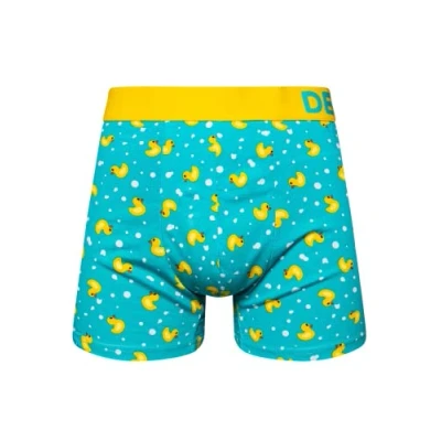 Imagen de Dedoles Calzoncillos Hombre y Chico Ropa Interior Algodón Boxer Muchos diseños Divertidos Dinosaurios Hockey Patos, Color: Azul, diseño: Patos (bóxers Ajustados), tamaño: L