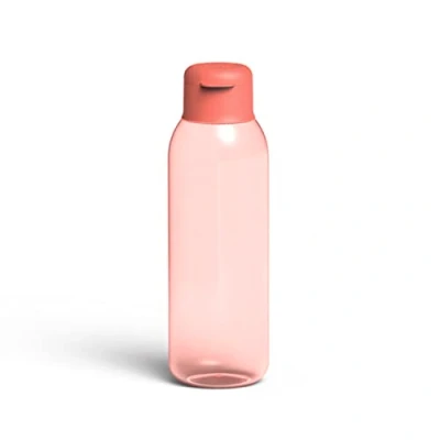 Imagen de Berghoff 3950226 Botella De Agua Rosa 0.75L, Tapa Abatible, Plástico Libre Bpa, Junta Silicona, Apto Lavavajillas, Color