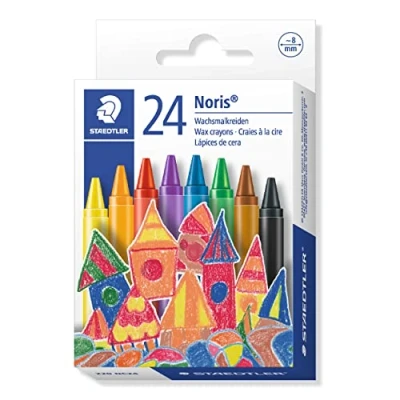 Imagen de STAEDTLER 220NC24 Caja con 24 Lápices Plásticos y de Cera
