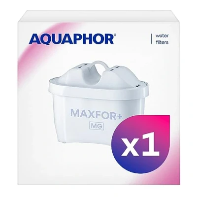 Imagen de AQUAPHOR MAXFOR+ Mg Cartucho de filtro agua, plástico, color blanco, 1 unidad