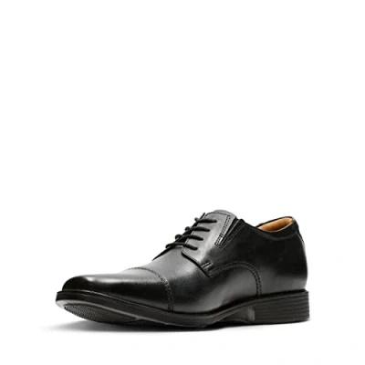 Imagen de Clarks Tilden Cap, Zapatos Hombre, Negro Black Leather, 49.5 EU
