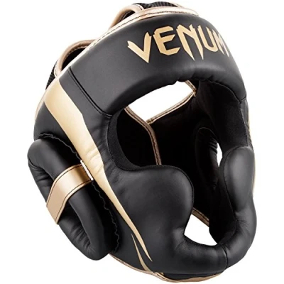 Imagen de Venum Elite Casco de Boxeo, Unisex Adulto, Negro/Dorado, Talla Única