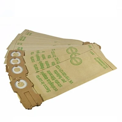 Imagen de Bolsas para Aspiradora vorwerk folletto 120 122, adaptables de calidad, 8 unidades