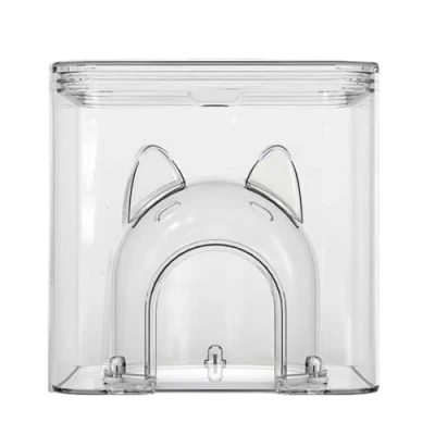 Imagen de Se puede llenar con la cama de refrigeración para mascotas hielo que proporciona un lugar descanso refrescante hámster en una casa transparente