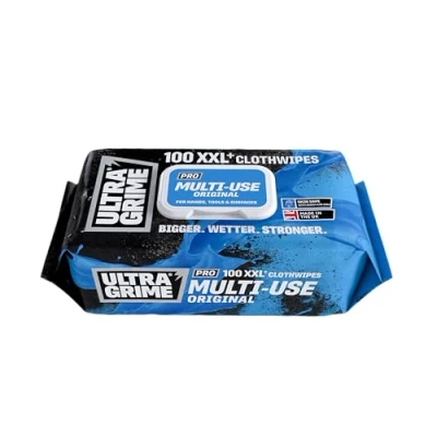 Imagen de Uniwipe UltraGrime Pack de 100 toallitas grandes