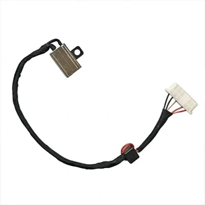 Imagen de Zahara Conector de Cable alimentación CC para DELL Vostro 14 3458 3459 P65G 0KD4T9 KD4T9 DC30100UD00 DC30100VV00(12.5cm DC Jack
