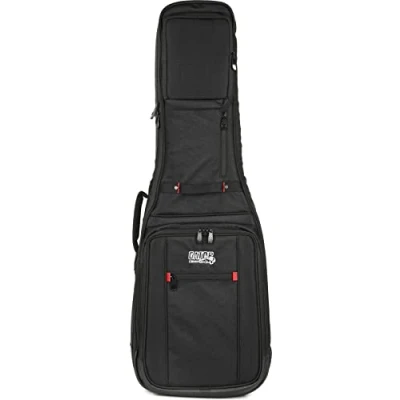 Imagen de Gator Cases MiZone Gig Bag para 2 guitarras eléctricas estilo 4G con correas ajustables tipo mochila (GB ELECX2)