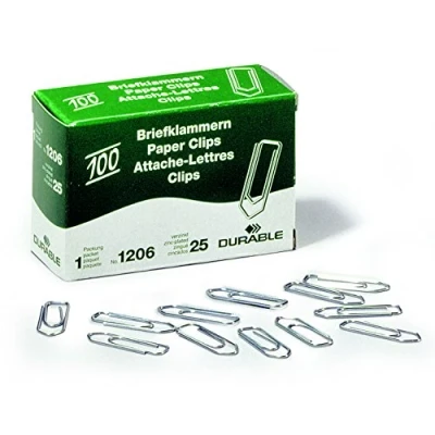 Imagen de Durable 120625 Clips de letras, 26 mm, 2000 piezas, galvanizados
