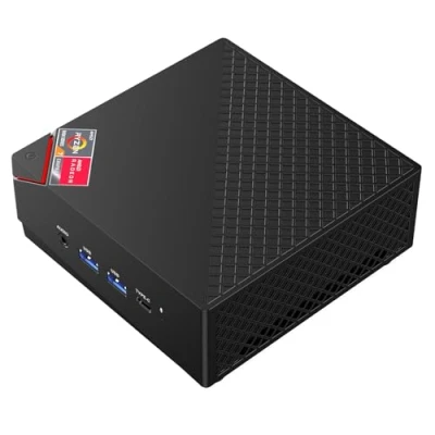 Imagen de ACEMAGICIAN AM06Pro Mini PC, AMD Ryzen 7 5700U (8C/16T, Fino a 4.3 GHz), 32GB(2x16) DDR4 1024GB(1TB) SSD, Computer Desktop con 4K Triple Display Type C Dual Ethernet WiFi 6 BT 5.2