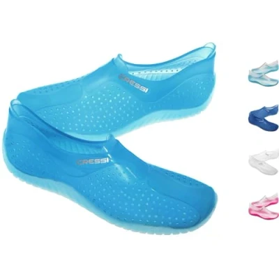 Imagen de Cressi Water Shoes Escarpines, Unisex Adulto, Azul (Aquamarina), 37 EU