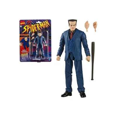 Imagen de Spider Man Hasbro Marvel Legends Series Figura de acción Hammerhead Incluye 3 Accesorios: 2 Manos adicionales, 1 Bate béisbol (F3695)
