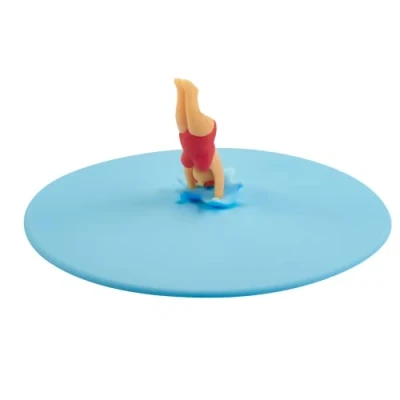 Imagen de Lurch 210891 Mein Deckel Splash Girls Monika Mut Tapa de cristal silicona platino (10,5 cm diámetro)