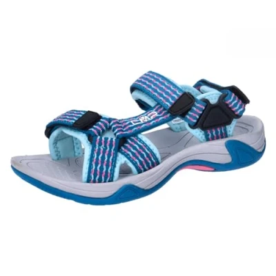 Imagen de CMP KIDS HAMAL HIKING SANDAL, Sandalias Deportivas Unisex niños, Azul lago profundo Rosa flúor, 32 EU