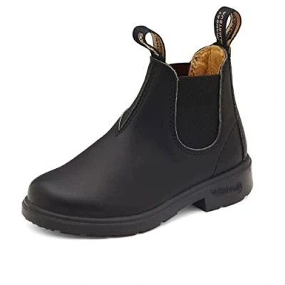 Imagen de Blundstone Unisex Botines para niños, Talla: 32, Rustic black Zapatos