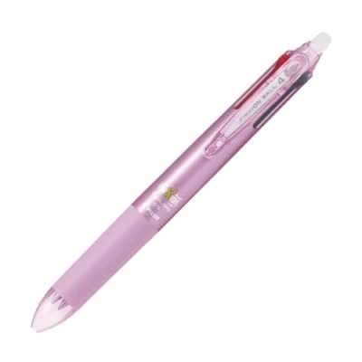 Imagen de PILOT Frixion Bolígrafo de 4 colores, cuerpo rosa (LKFB 80EF P)