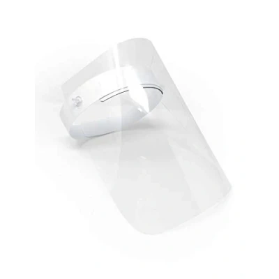 Imagen de Pantalla Protección Facial Transparente Pack de 10 Unidades Protectora Cara, Protector Facial, Visera Ajustable, Reutilizable, Ligera, Antivaho y Elevable