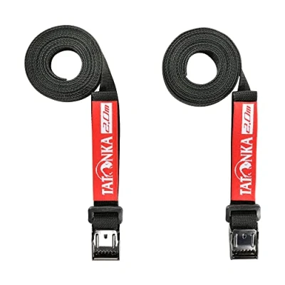 Imagen de TATONKA Straps Easy Strap 18 mm/2 m x 2 Black Unisex Adultos