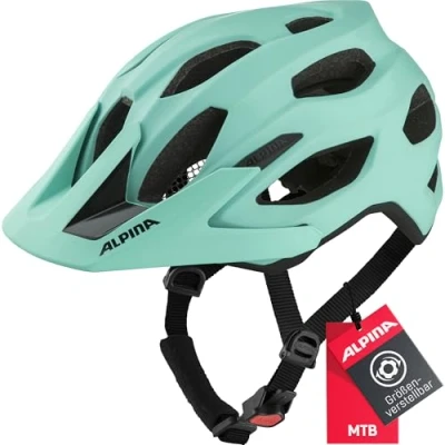 Imagen de ALPINA Carapax 2.0 Casco de Ciclismo, Unisex Adults, Turquesa Mate, 52 57 cm