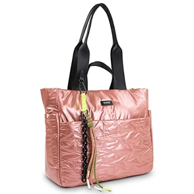 Imagen de SKPAT Bolso Shopper Mujer Elegante, Bolsos De Versátiles, Para Todo Uso, Con Estilo, Universidad Mujer, Cobre