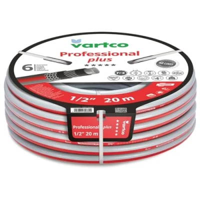 Imagen de Manguera de agua 6 capas potable comida jardín antitorsión flexible resistente a los rayos UV 30 Bar 1/2&quot; 20m