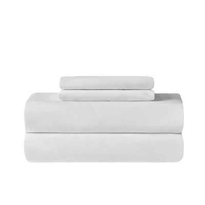 Imagen de Sonive Juego de Funda nórdica Microfibra con Almohada(s), 240x220 cm, 65x65 cm x 2, Blanco Brillante