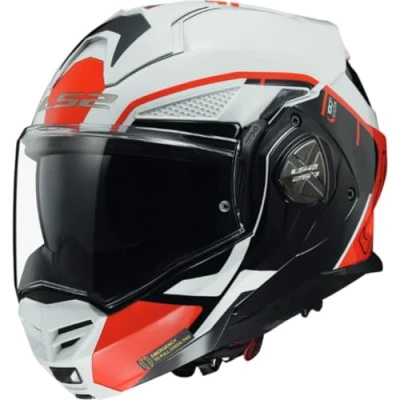 Imagen de LS2, Casco Moto Modular ADVANT X METRYK White Red, S