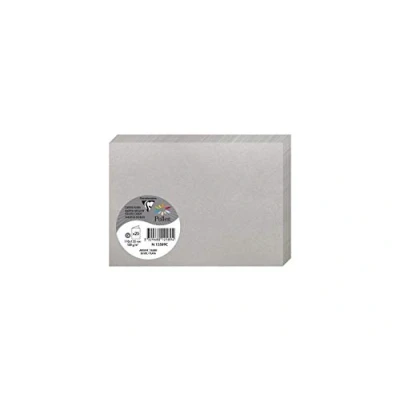 Imagen de Clairefontaine 2321 C Pack de 20 sobres 11 x 15,50 0,10 cm, color plata 15.50 0.10